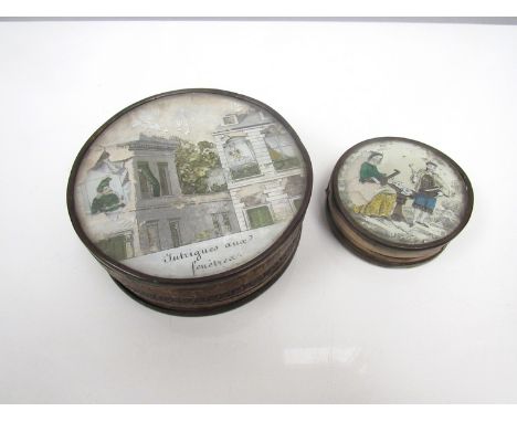 Two Georgian patch pots a/f 