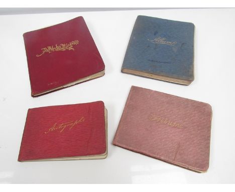 Diaries and albums from early 20th century, one belonging to Ada Martin and another A.G Collinson, 18 Paget Road, Greta Yarmo