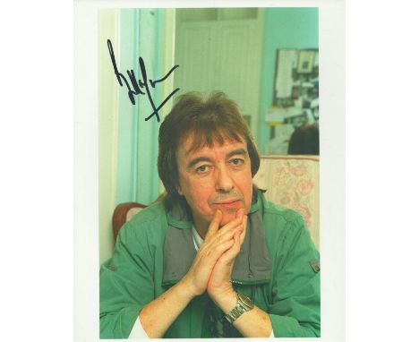 Bill Wyman signed 10x8inch colour photo. Rolling stones member. Good condition. All autographs come with a Certificate of Aut