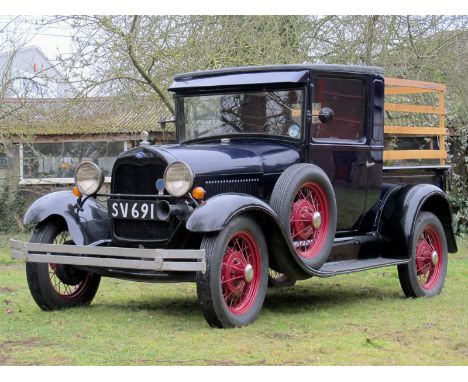 - Entered from the collection of the late Walter Witney
- Desirable closed cab pick-up with red cloth upholstery
- Older rest