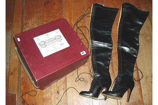 vintage thigh boots