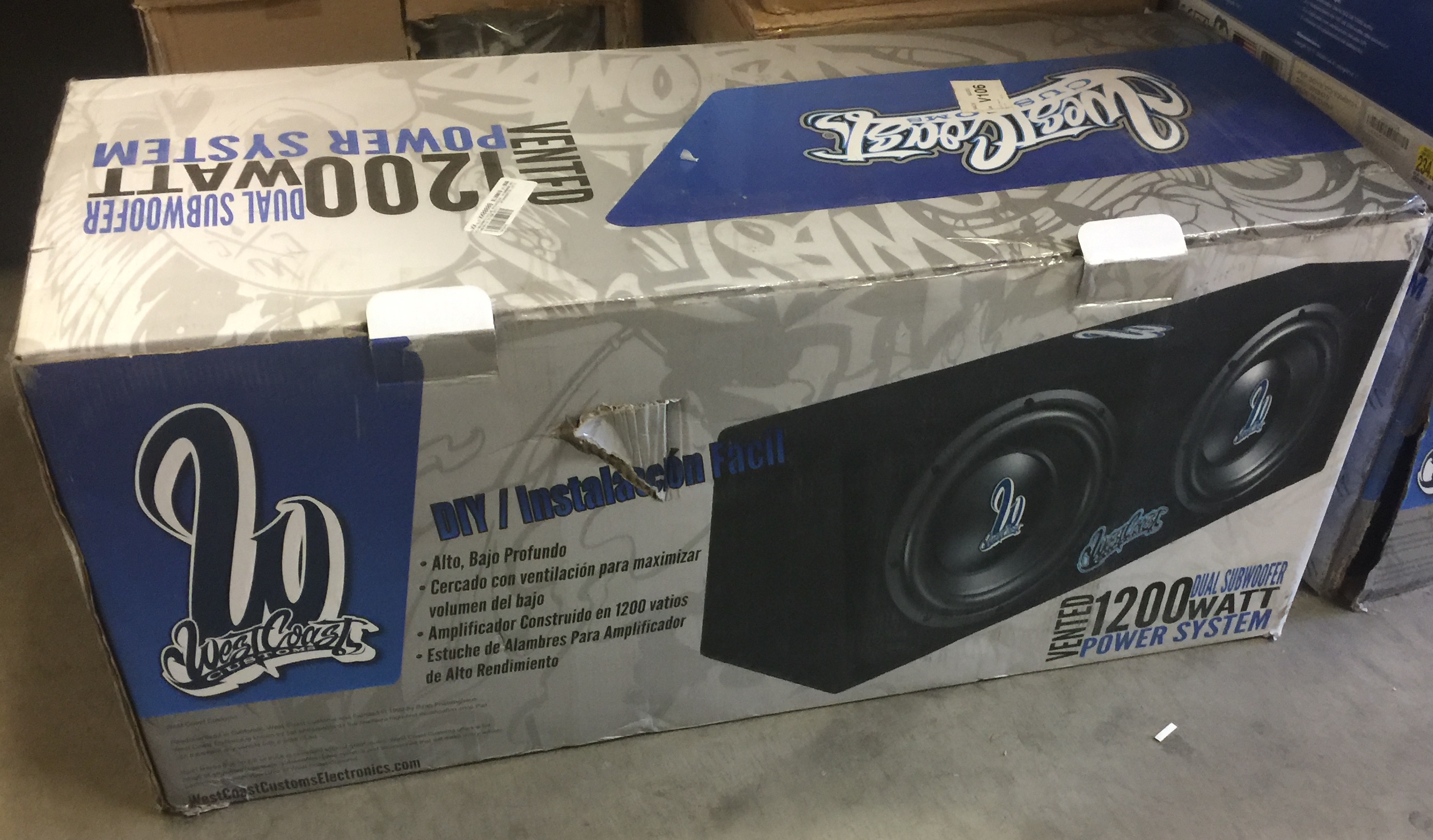 west coast customs 12 subwoofer