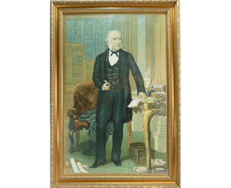 An interesting framed pencil sketch of David Lloyd George, signed E. Emrys Jones - 1939, with a receipt/certification of vehi