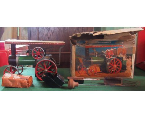 A Mamod traction engine model T.E.1A.