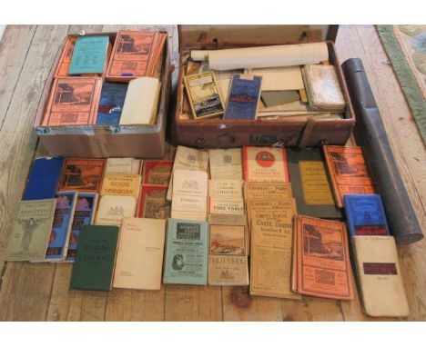A large collection of antique and vintage cyclist and other related road maps. Condition Report: Overall condition good, some