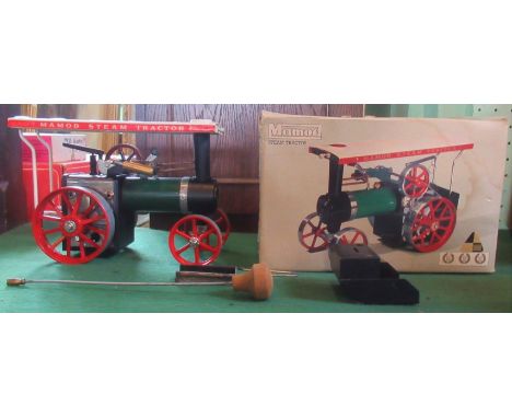 A Mamod steam tractor.