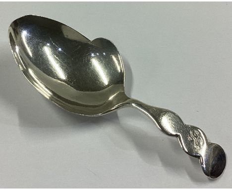 A good shaped Georgian silver caddy spoon. London 1808. By TJ. Approx. 11 grams.