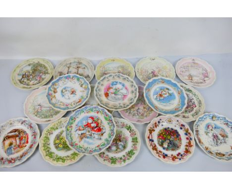 Collector plates to include four Brambly Hedge Seasons plates, The Snowman, Wind In The Willows and other, eighteen in total.