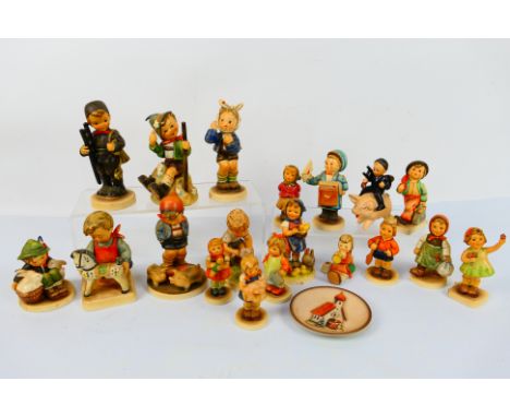 Goebel - A collection of Hummel figures with some club pieces / special edition to include Merry Wanderer, Feeding Time, Fore