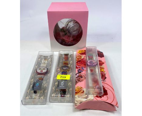 A Swatch Watch originally boxed Mother's Day Special 2000 Bouquet Pour Maman No GN186 (1999);&nbsp; A Swatch Watch originally