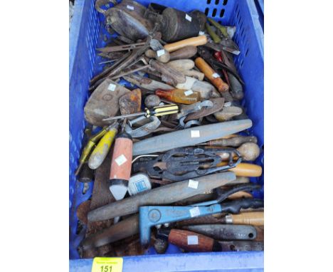 A selection of various vintage tools etc 