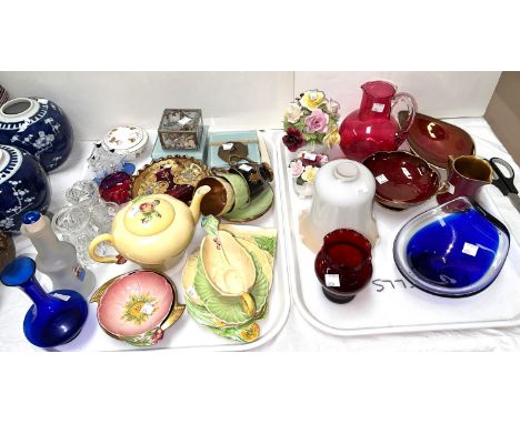 A selection of Carltonware; decorative china and glass 