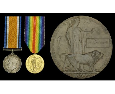 Pair: Lance-Corporal W. Oliver, Oxfordshire and Buckinghamshire Light Infantry, who was killed in action at the First Battle 