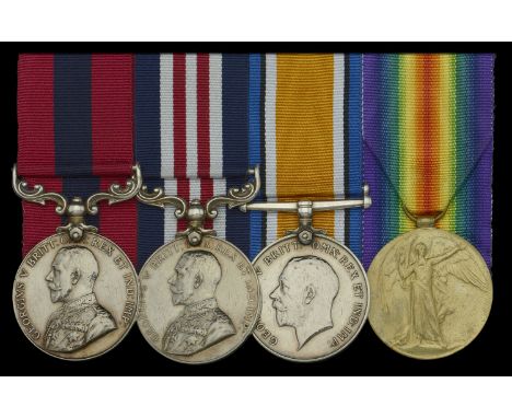 A Great War ‘Western Front’ 1918 D.C.M., M.M. group of four awarded to Corporal John Markinson, 8th Battalion, West Yorkshire