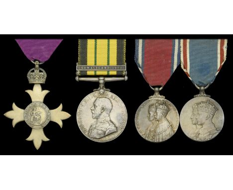 An interesting ‘Colonial Service’ O.B.E. and Somaliland 1920 group of four awarded to Sir Douglas J. Jardine [K.C.M.G.], who 