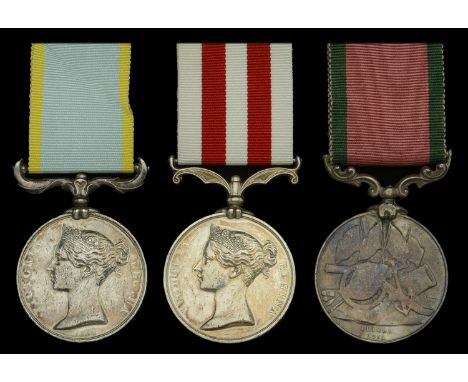 Three: Corporal John McDonough, 13th (Prince Albert’s) Light Infantry   Crimea 1854-56, no clasp (2565 Corpl. John McDonogh 1