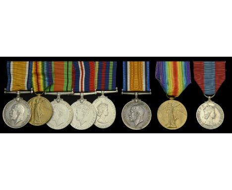 Five: Private T. Chappell, Oxfordshire and Buckinghamshire Light Infantry British War and Victory Medals (3720 Pte. T. Chappe