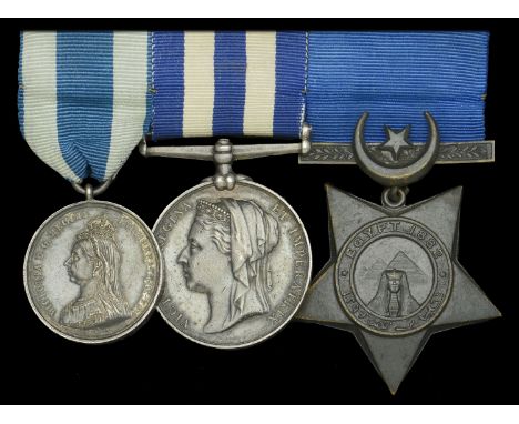 Three: Captain A. Dodgson, Royal Navy  Jubilee 1897, silver (Commander Arthur Dodgson, H.M.S. Sharpshooter.); Egypt and Sudan