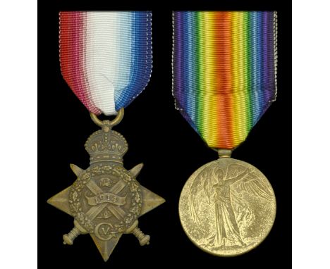 1914 Star (9904 Pte. F. J. Mooring. 2/ Oxf: & Bucks: L.I.); Victory Medal 1914-19 (5711 Pte. P. A. Heady. Oxf. & Bucks. L.I.)