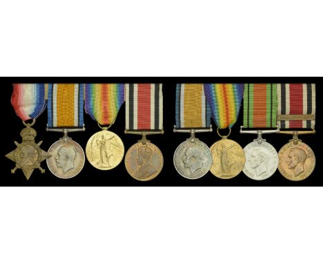 Four: Private C. Uff, Oxfordshire and Buckinghamshire Light Infantry 1914-15 Star (1406 [sic] Pte. C. Uff. Oxf. & Bucks. L.I.