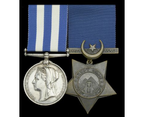 Pair: Admiral C. H. Adair, Royal Navy, who accompanied and instructed the young Princes Albert and George on the cruise of H.