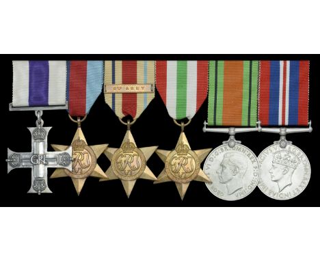 A Second War M.C. group of six awarded to Major C. C.  Fraser, Royal Engineers, attached to the 18th Field Company, Royal Ben