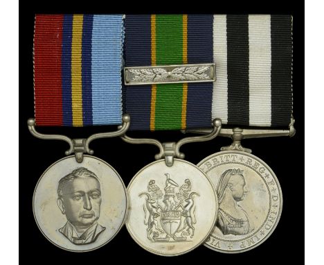 Three: Constable Makore, British South Africa Police  Rhodesia, General Service Medal (12689 Const. Makore); Police Long Serv