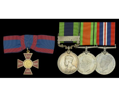 A scarce Second War ‘Indian Army’ R.R.C. group of four awarded to Principal Matron Miss Leonora G. Hughes, Queen Alexandra’s 