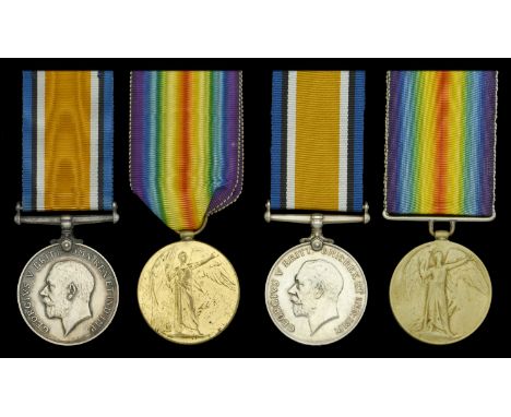 Pair: Second Lieutenant A. C. Skoulding, 6th Battalion, Oxfordshire and Buckinghamshire Light Infantry, who died of wounds re