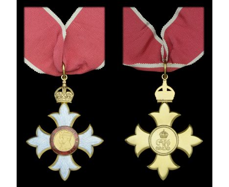 The Most Excellent Order of the British Empire, C.B.E. (Civil) Commander’s 2nd type neck badge, silver-gilt and enamel, with 