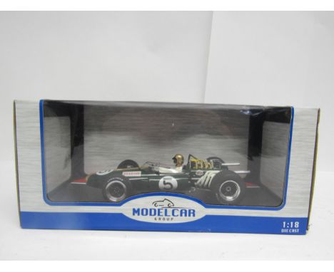 A boxed Modelcar Group 1:18 scale diecast MCG1860F Brabham BT20 #5 2nd GP Mexico 1966 Formula 1 racing car