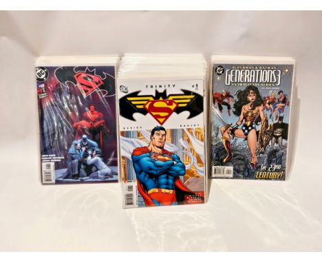 DC Comics 'Trinity' Volume 1 #1-52 (2008-2009) Modern Age Comics together with various 'Superman/Batman' comics (approx. 70 o