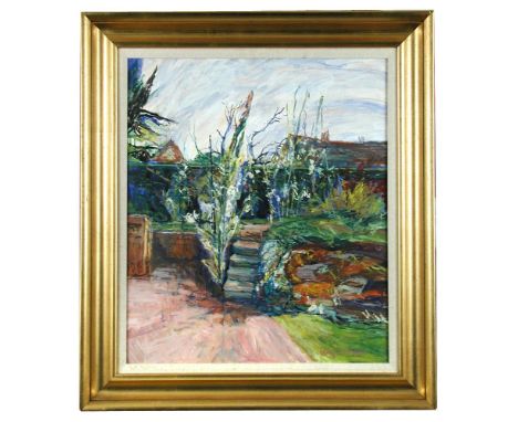 § William Bowyer, RA, NEAC, ARWS (British, 1926-2015) The Garden of the Knapp signed lower right "William Bowyer" oil on canv