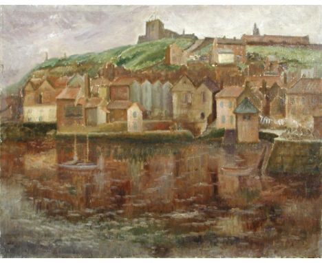 § Kathleen Tyson (British, 1898-1982) Whitby signed lower right "K Tyson" oil on canvas 39.50 x 50.50cm (15 x 20in)  