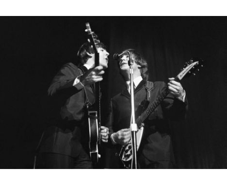 Paul Berriff, OBE, (British, 20th century), Lennon & McCartney, 'Harmony', giclee print from a limited edition of 49   58 x 8