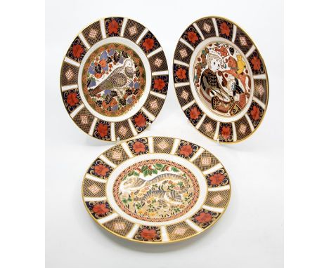 Seven Royal Crown Derby Imari Christmas plates in boxes, mixed with teddy platesCondition: All perfect and 1st quality.