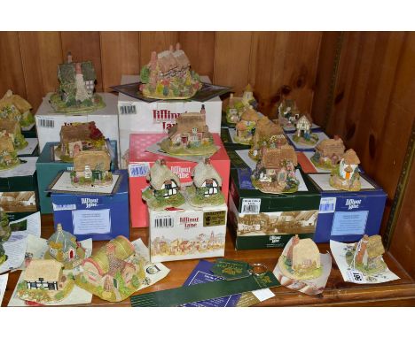 THIRTY EIGHT LILLIPUT LANE SCULPTURES, mostly boxed and with deeds unless mentioned, from various collections, ten from Symbo