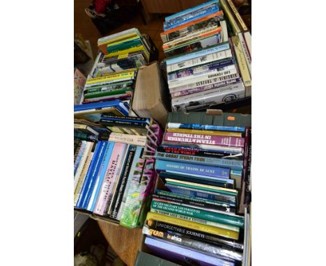 AN EXTENSIVE COLLECTION OF RAILWAY BOOKS AND MAGAZINES, includes many titles relating to American railways also Australia, Af