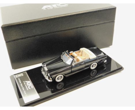 ATC ROLLS-ROYCE MODEL. An ATC 1/43 scale model of a Silver Cloud III Convertible. Mint with Perspex cover &amp; outer box.