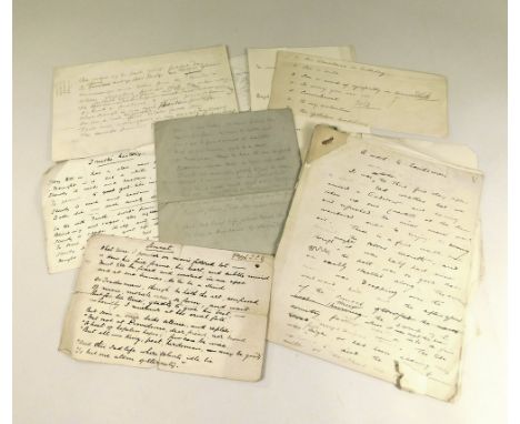 THOMAS COOPER GOTCH.A 17 page, handwritten manuscript 'A Word to Landsmen', concerning a visit by the artist & his wife to Pa