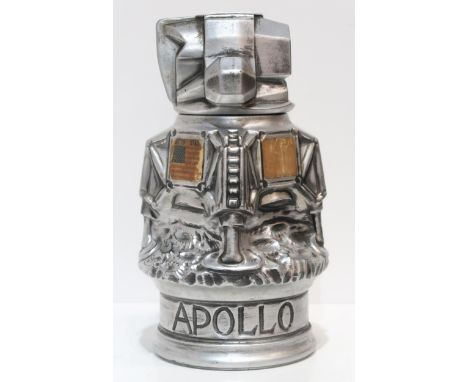 A rare McCoy pottery (USA) Apollo Age cookie jar, modelled as the Lunar Module Condition Report:Available upon request