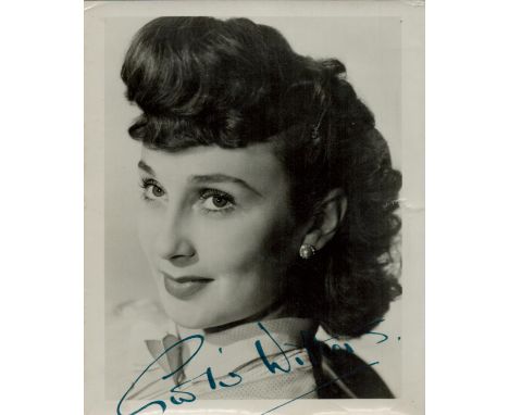Googie Withers, CBE, AO signed vintage Black and White Photo 5x4 Inch. Was an English entertainer. She was a dancer and actre