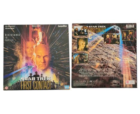 Star Trek First Contact Wide-screen Edition Laserdisc. Good Condition. All autographs come with a Certificate of Authenticity