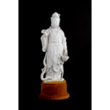 White porcelain sculpture "GUANYIN"