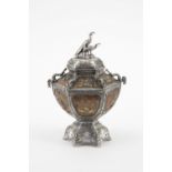 Shibayama silver vase