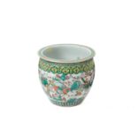 Green Family Porcelain Cachepot