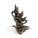 Bronze sculpture "VAJRASATTVA YAB-YUM"