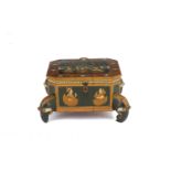 Painted jewelry box