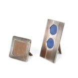Two 800 silver photo frames