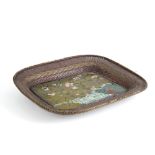 Cloisonné tray